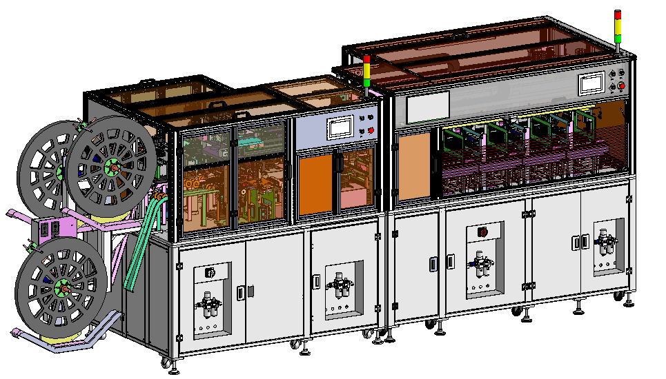 声学自动端子&音网裁切植入分穴摆盘机