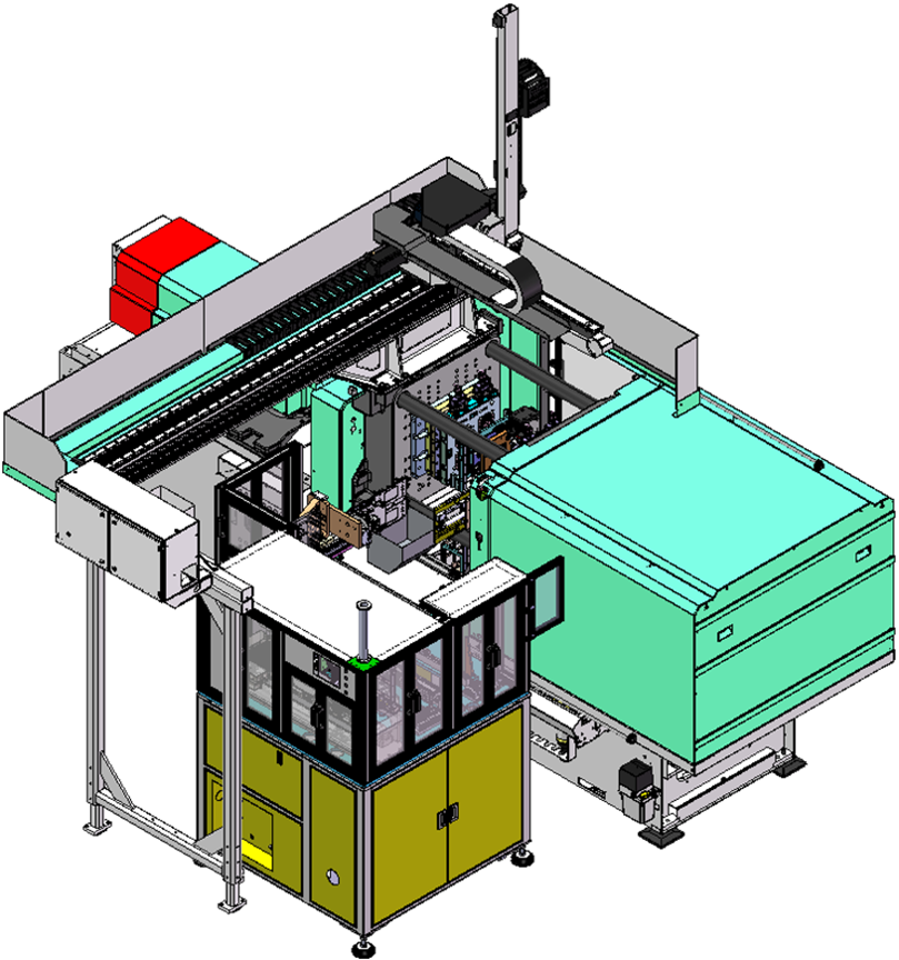 注塑硅胶二次成型埋入机